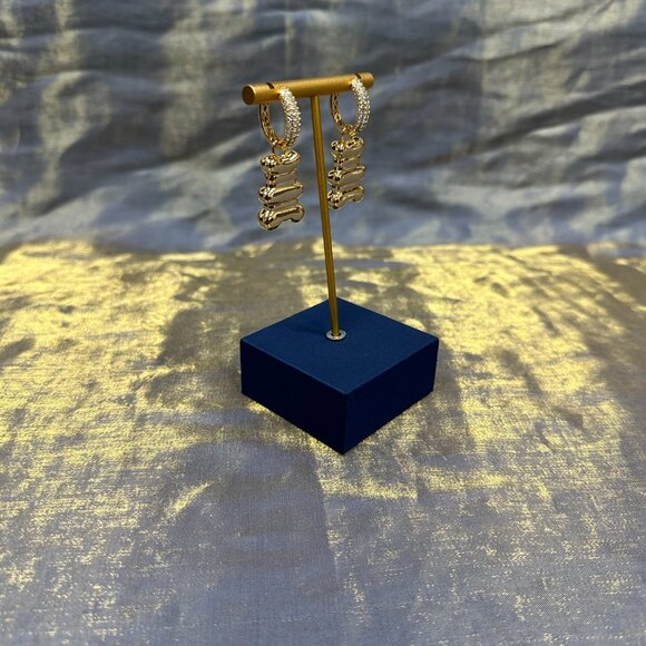 APM Monaco Loulou Yummy Gold Earrings - Picture 4 of 5